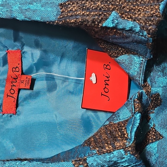 Joni B. Elegant Floral Blazer Size XL New - Picture 2 of 7